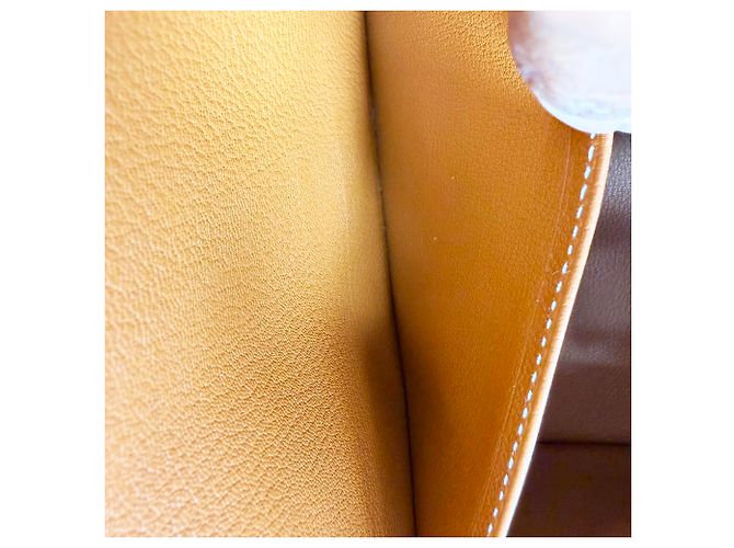 Hermès Birkin 30 Gold Hardware in pelle Togo marrone Rosso - vista 13