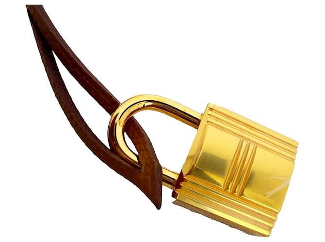 Hermès Birkin 30 Gold Hardware in pelle Togo marrone Rosso - vista 19
