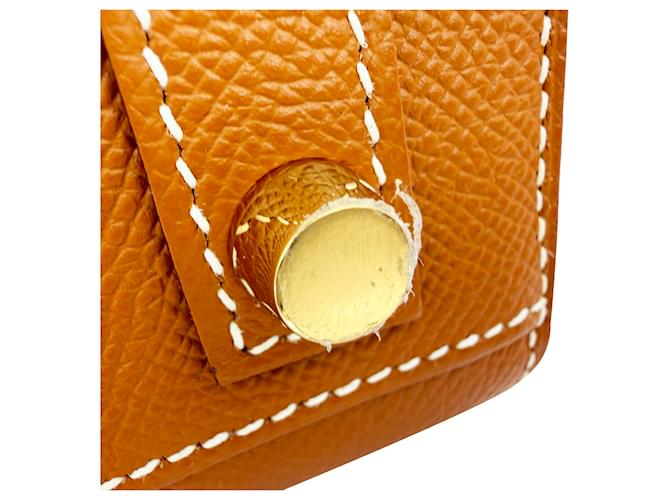 Hermès Birkin 30 Gold Hardware in pelle Togo marrone Rosso - vista 7