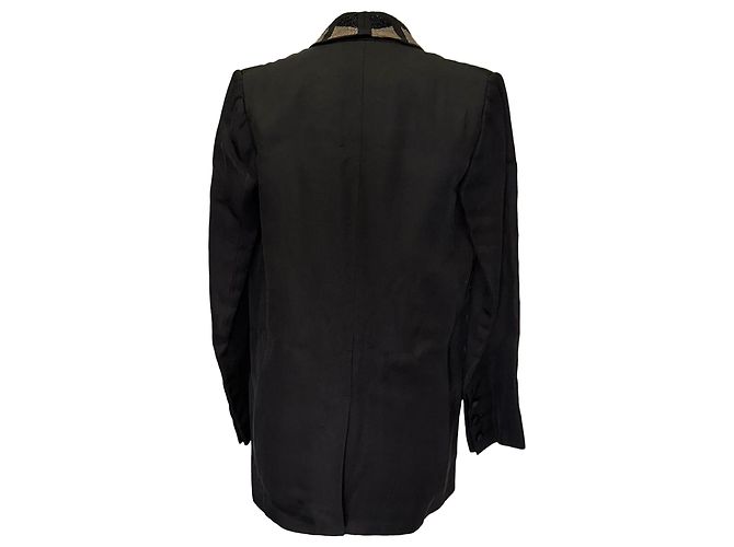 Blazer Anissa decorato in viscosa nera di Iro Nero - vista 3