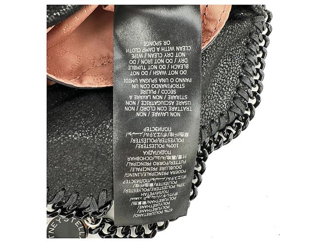 Stella Mc Cartney Borsa Tote Falabella di Stella McCartney in pelle nera - vista 11