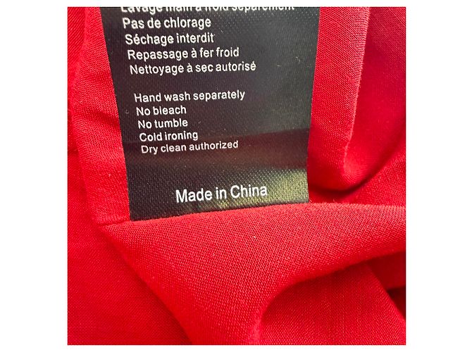 Ba&Sh Galvin Midi-Kleid mit Blumenprint in Rot aus Polyester - Ansicht 9