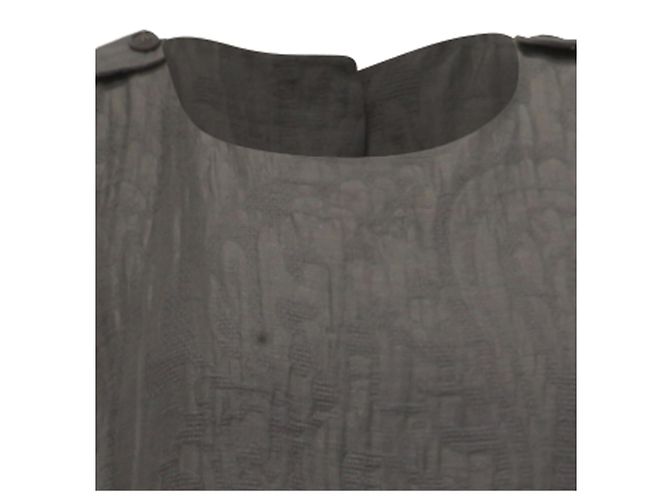Vestido a la rodilla Armani Collezioni en algodón gris - vista 2