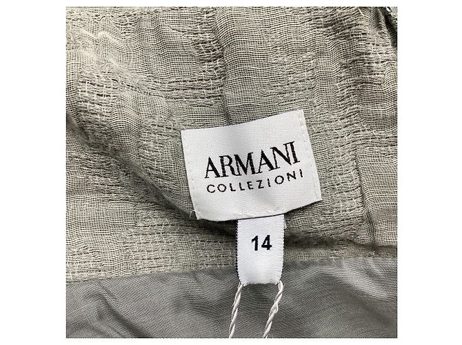 Vestido a la rodilla Armani Collezioni en algodón gris - vista 7