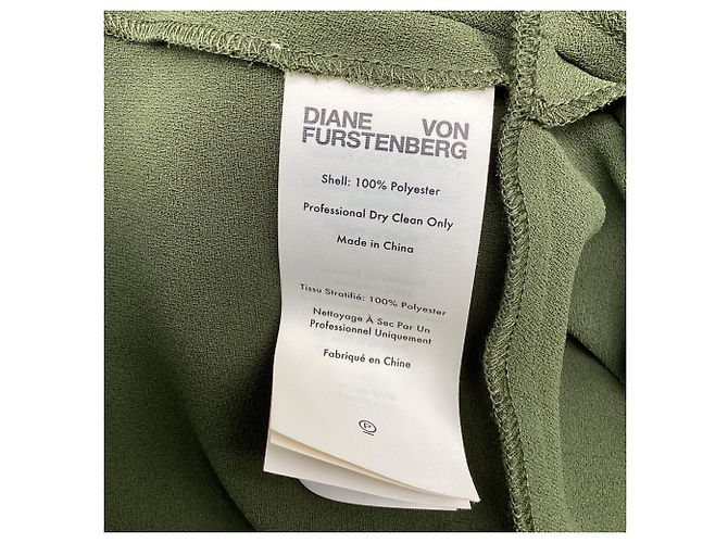 Wickelkleid Diane von Furstenberg aus Polyester in Grün - Ansicht 5