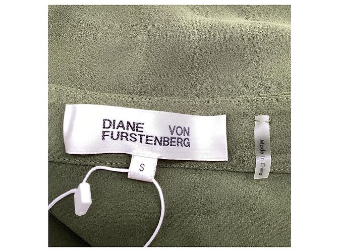 Wickelkleid Diane von Furstenberg aus Polyester in Grün - Ansicht 6