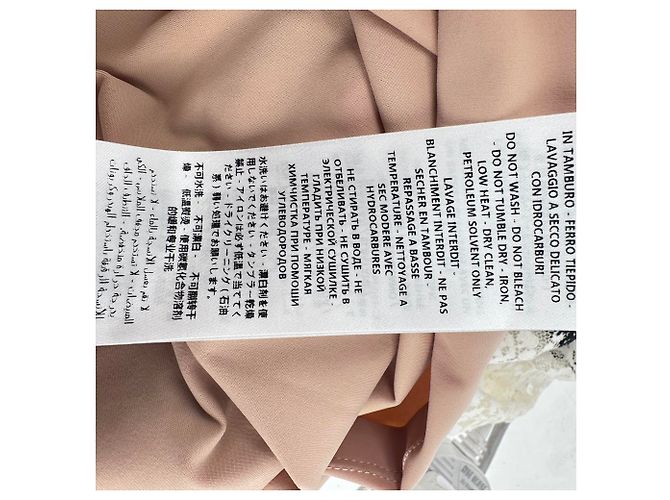 Stella Mc Cartney Stella McCartney Midi-Kleid mit besticktem Slogan aus Multicolour-Polyamid Mehrfarben - Ansicht 8