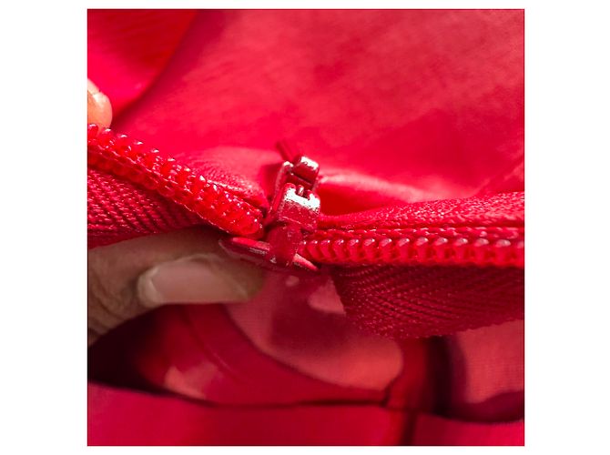 Falda midi Joseph en cuero rojo Roja - vista 6