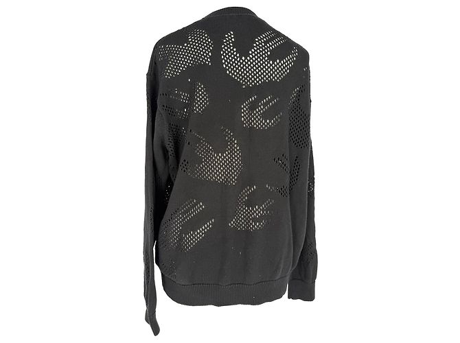 Autre Marque Felpa in maglia MCQ Alexander Mcqueen in cotone nero - vista 2