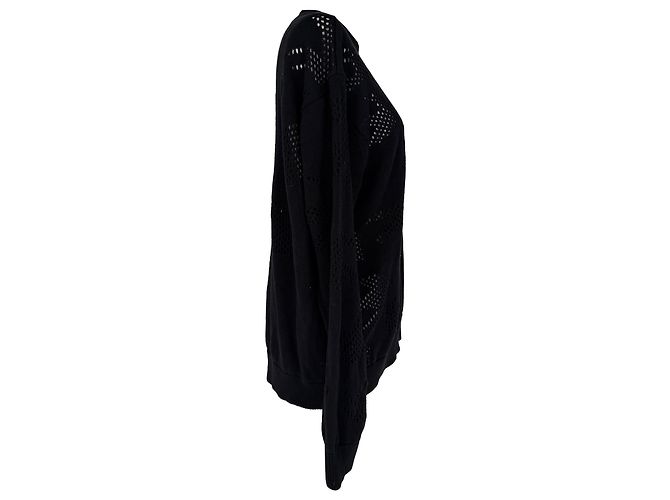 Autre Marque Felpa in maglia MCQ Alexander Mcqueen in cotone nero - vista 3