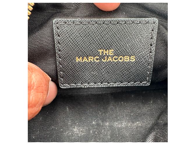 Borsa a tracolla texturizzata Marc Jacobs in pelle nera Nero - vista 10