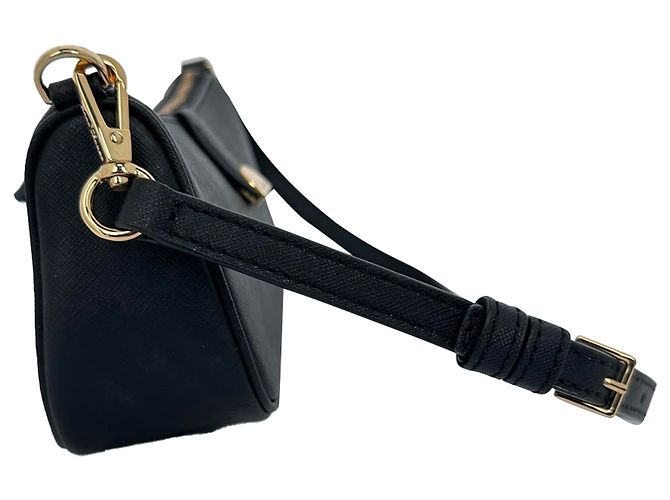 Borsa a tracolla texturizzata Marc Jacobs in pelle nera Nero - vista 3