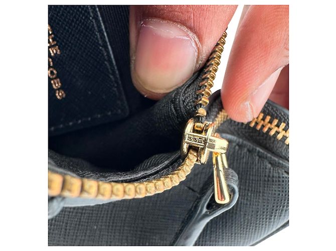 Borsa a tracolla texturizzata Marc Jacobs in pelle nera Nero - vista 8