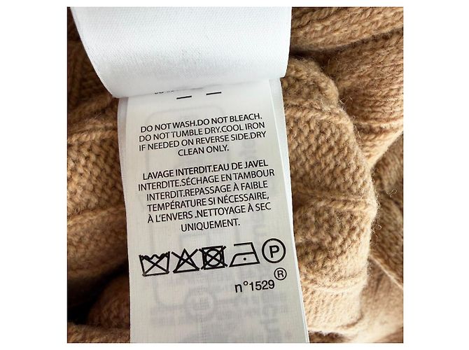 Polo Ralph Lauren Rollkragenpullover aus Zopfstrick in Tan Wolle Braun Beige - Ansicht 6