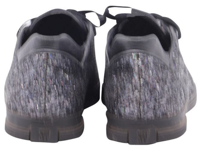 Sneakers basse Stuart Weitzman in glitter multicolore - vista 3