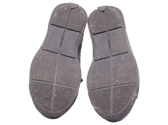 Sneakers basse Stuart Weitzman in glitter multicolore - vista 5