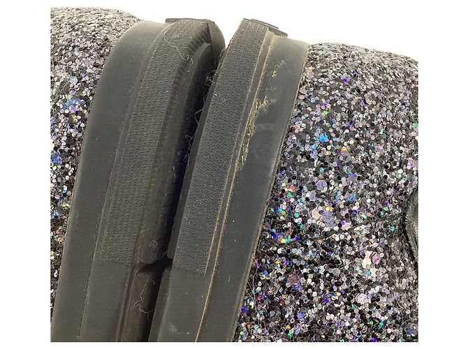 Sneakers basse Stuart Weitzman in glitter multicolore - vista 9
