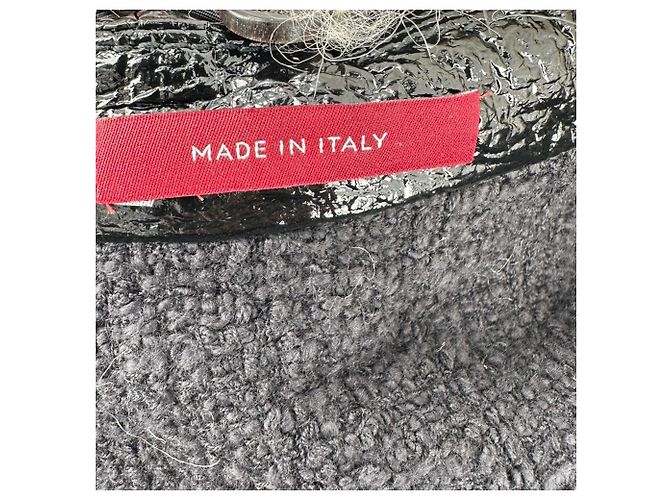 Chaqueta bomber Gucci de tejido recubierto con cuello desmontable en algodón negro - vista 16