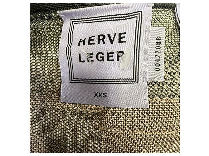 Herve Leger Abendjacke mit Fransen und Streifen aus mehrfarbiger Viskose Mehrfarben - Ansicht 4