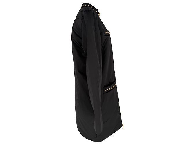 Abrigo con cremallera Love Moschino en poliéster negro - vista 3