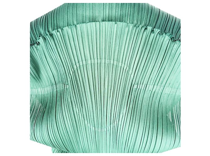 Kurzärmelige Bluse Pleats Please aus Polyester in Grün - Ansicht 5