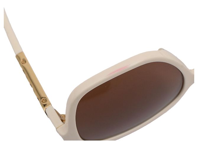 Gafas de sol oversize Gucci GG1189SA en acetato marfil Blanco Crudo - vista 12