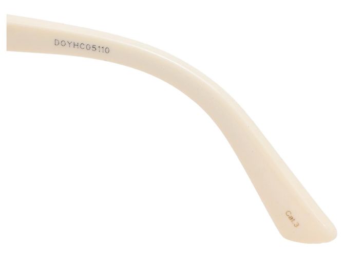 Gafas de sol oversize Gucci GG1189SA en acetato marfil Blanco Crudo - vista 9