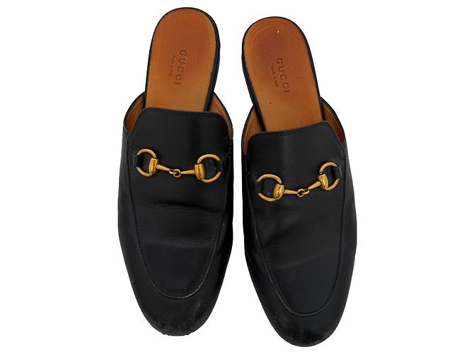 Mocassini Princetown Gucci in pelle nera Nero - vista 13