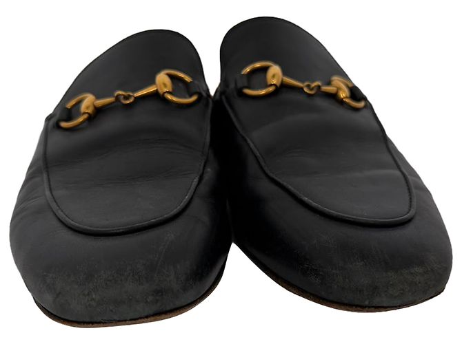 Mocassini Princetown Gucci in pelle nera Nero - vista 2