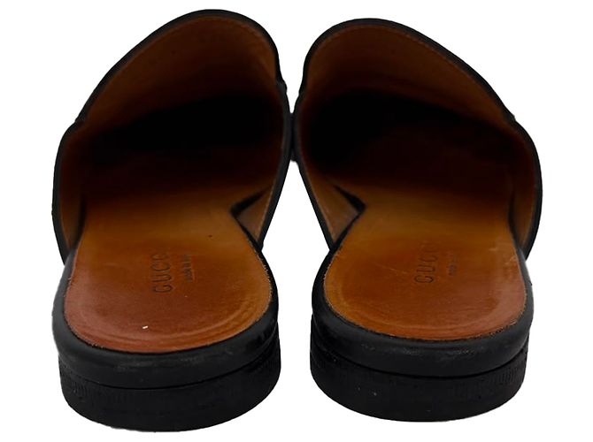 Mocassini Princetown Gucci in pelle nera Nero - vista 3