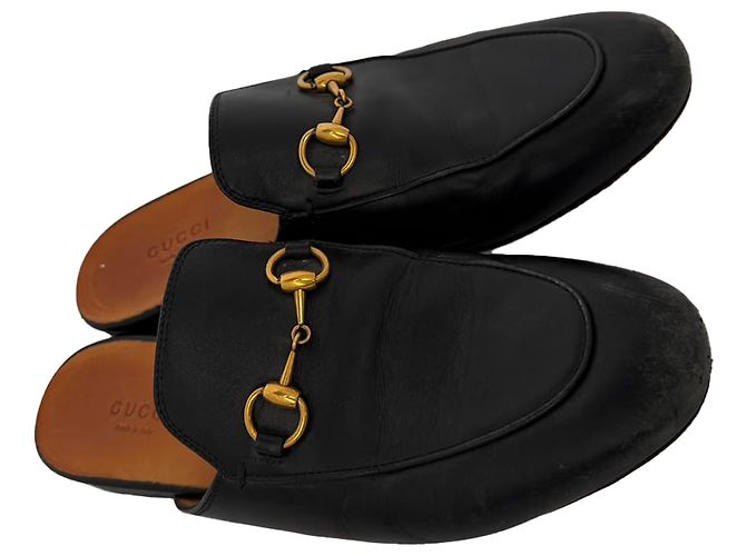 Mocassini Princetown Gucci in pelle nera Nero - vista 5