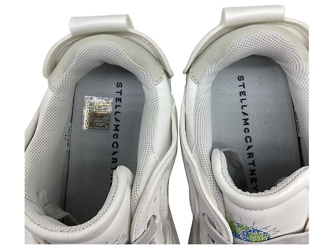 Stella Mc Cartney Sneakers S-Wave in pelle bianca Stella McCartney Bianco - vista 12