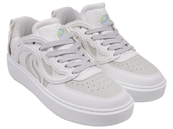 Stella Mc Cartney Sneakers S-Wave in pelle bianca Stella McCartney Bianco - vista 3