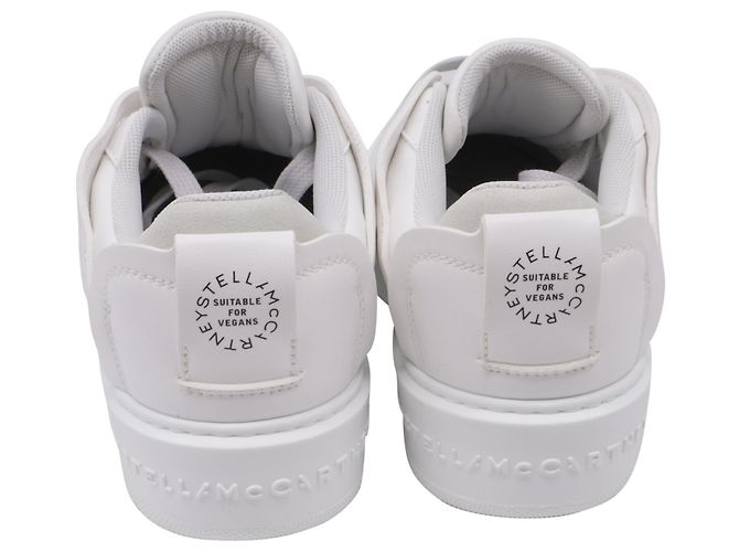 Stella Mc Cartney Sneakers S-Wave in pelle bianca Stella McCartney Bianco - vista 5
