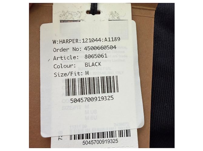 Burberry England Unlimited Sweatshirt aus schwarzer Baumwolle - Ansicht 10