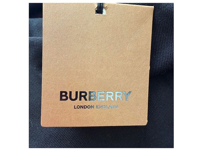 Burberry England Unlimited Sweatshirt aus schwarzer Baumwolle - Ansicht 11
