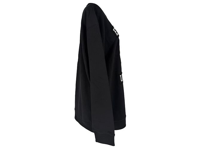 Burberry England Unlimited Sweatshirt aus schwarzer Baumwolle - Ansicht 3