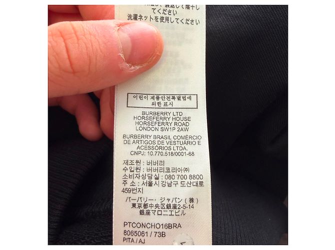 Burberry England Unlimited Sweatshirt aus schwarzer Baumwolle - Ansicht 5
