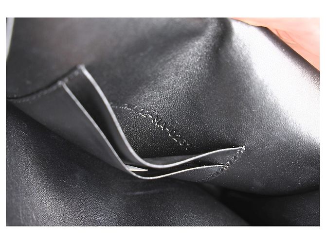 Dior Cannage Caro Gürteltasche mit Kette aus schwarzem Leder - Ansicht 12