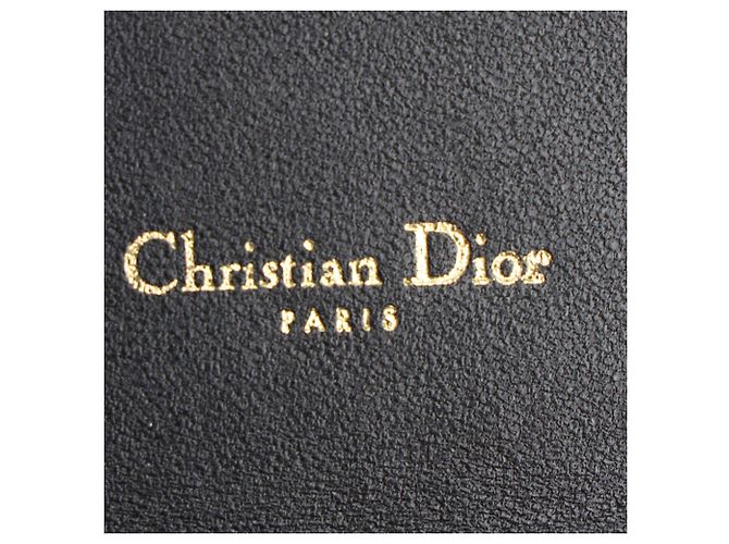 Dior Cannage Caro Gürteltasche mit Kette aus schwarzem Leder - Ansicht 7