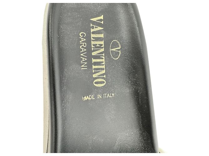 Red Valentino Sandali Rockstud Valentino Garavani in pelle nera Nero - vista 10