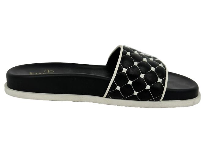 Red Valentino Sandali Rockstud Valentino Garavani in pelle nera Nero - vista 7