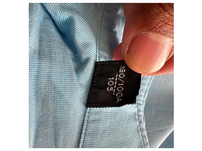 Tom Ford Button-Down-Hemd aus blauer Baumwolle - Ansicht 5