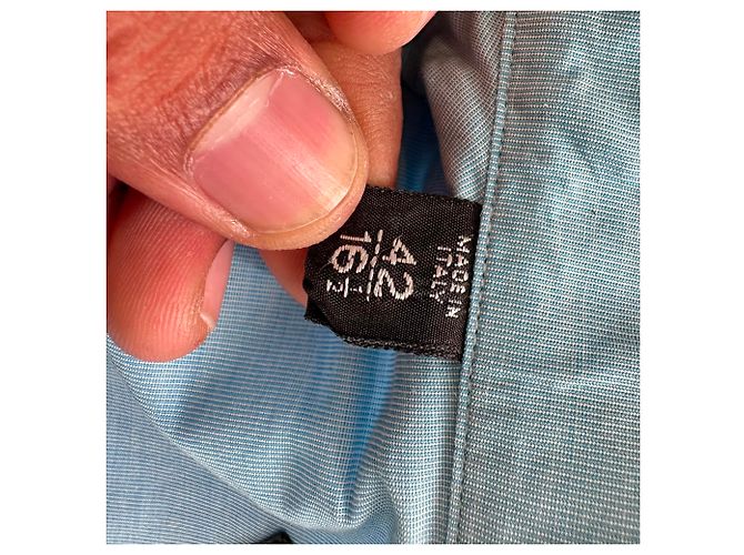 Tom Ford Button-Down-Hemd aus blauer Baumwolle - Ansicht 6