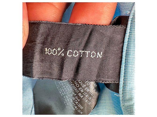 Tom Ford Button-Down-Hemd aus blauer Baumwolle - Ansicht 7