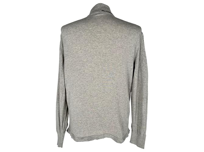 Tom Ford Strickpullover mit Rollkragen aus grauer Baumwolle - Ansicht 3