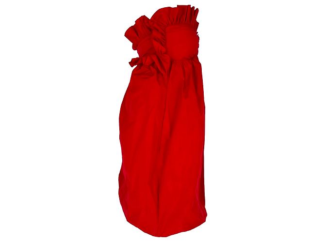 Autre Marque Vestido mini con volantes y escote corazón Philosophy di Lorenzo Serafini en rojo Polyester Roja - vista 2