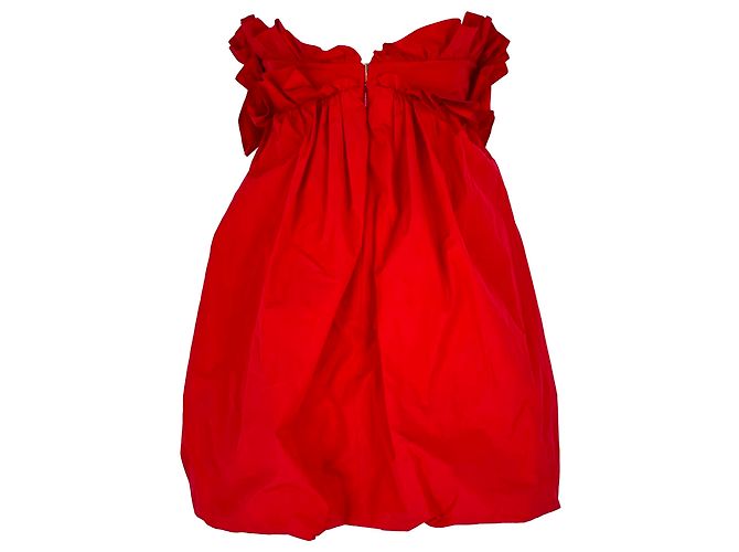 Autre Marque Vestido mini con volantes y escote corazón Philosophy di Lorenzo Serafini en rojo Polyester Roja - vista 3