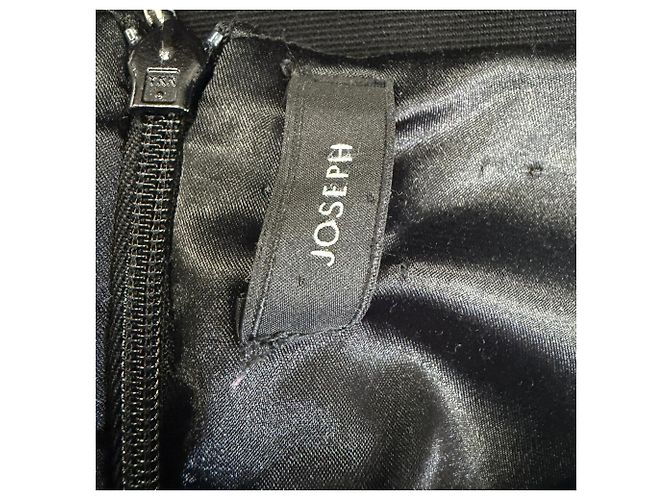 Joseph Mini-Shift-Kleid aus schwarzer Viskose-Velours - Ansicht 3