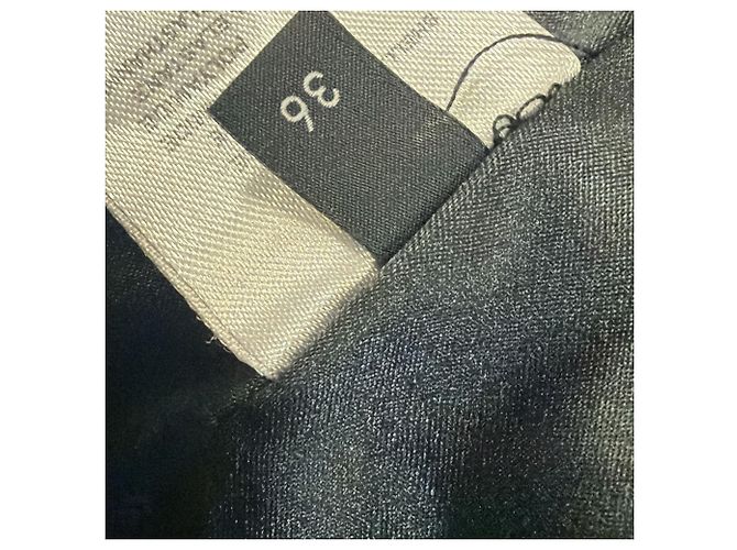 Joseph Mini-Shift-Kleid aus schwarzer Viskose-Velours - Ansicht 6